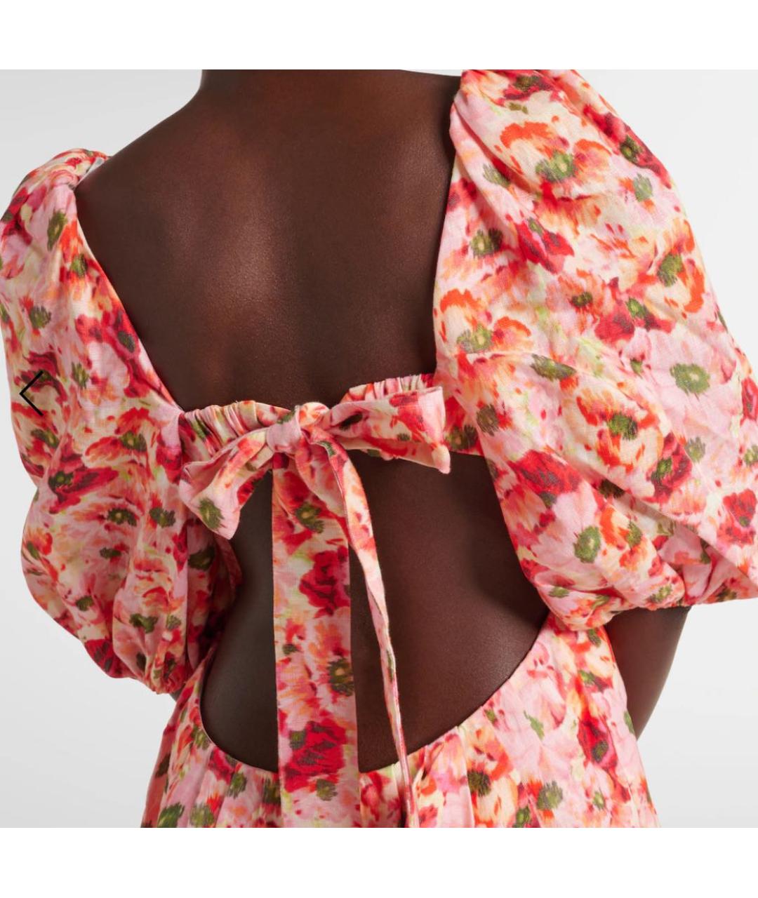 ZIMMERMANN Мульти льняное повседневное платье, фото 5