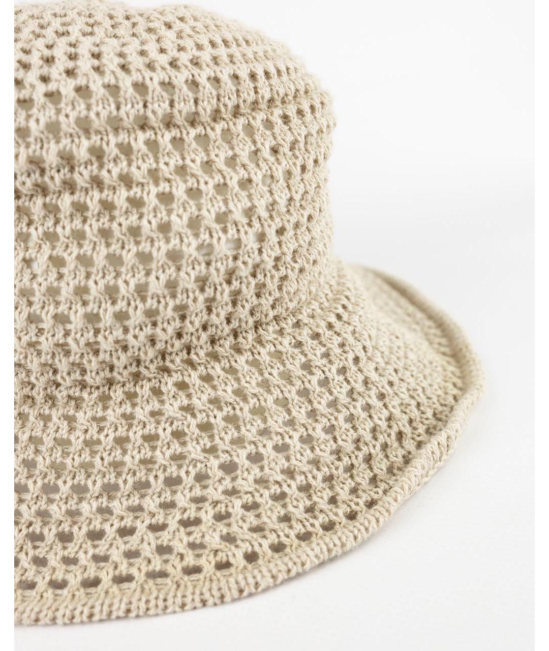 ELEVENTY Бежевая хлопковая шляпа, фото 2