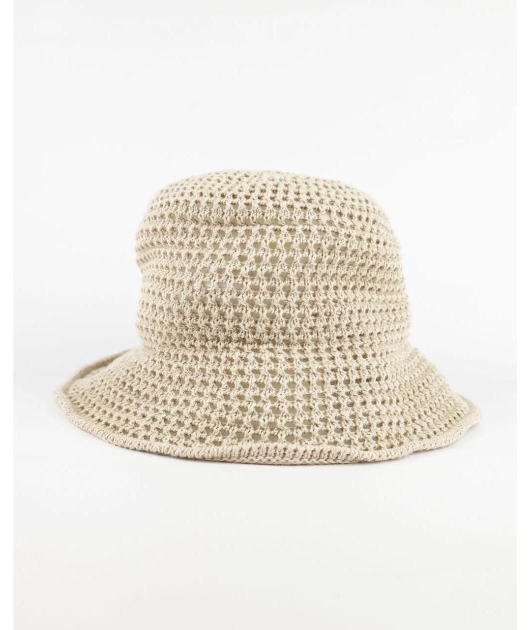 ELEVENTY Бежевая хлопковая шляпа, фото 5