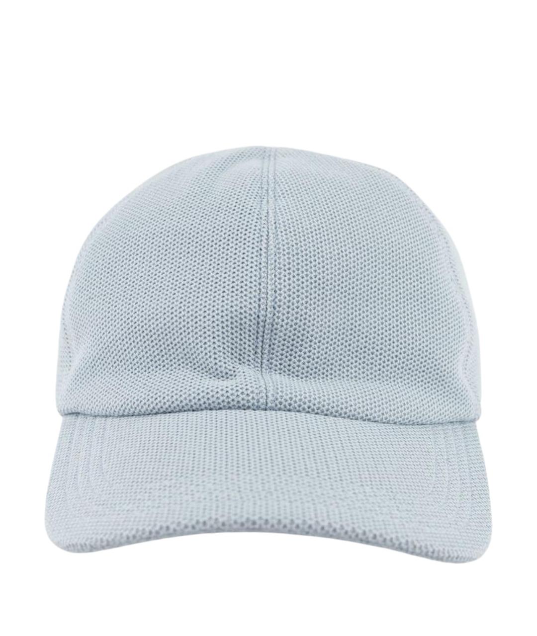 ELEVENTY Голубая хлопковая кепка, фото 1