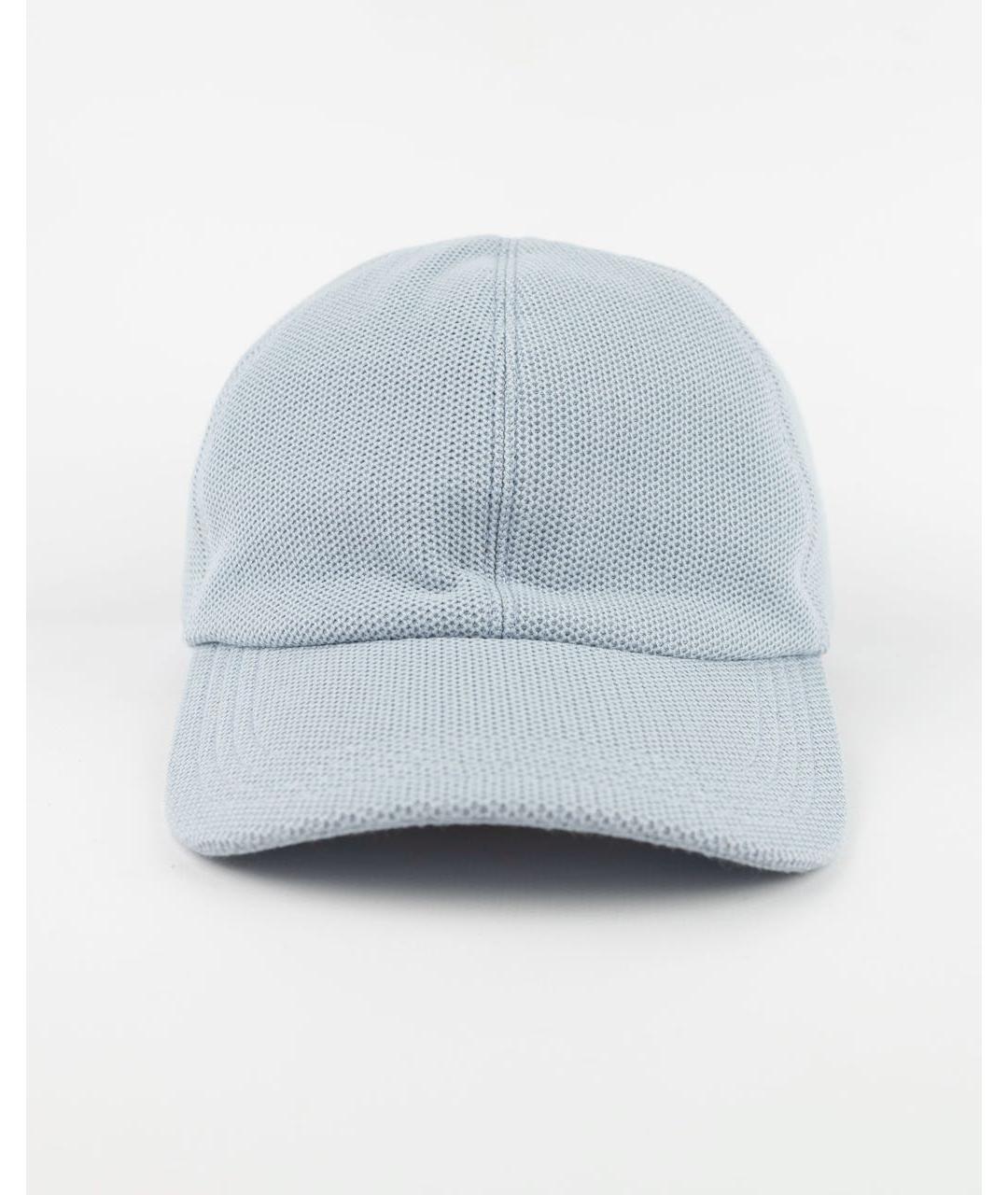 ELEVENTY Голубая хлопковая кепка, фото 5