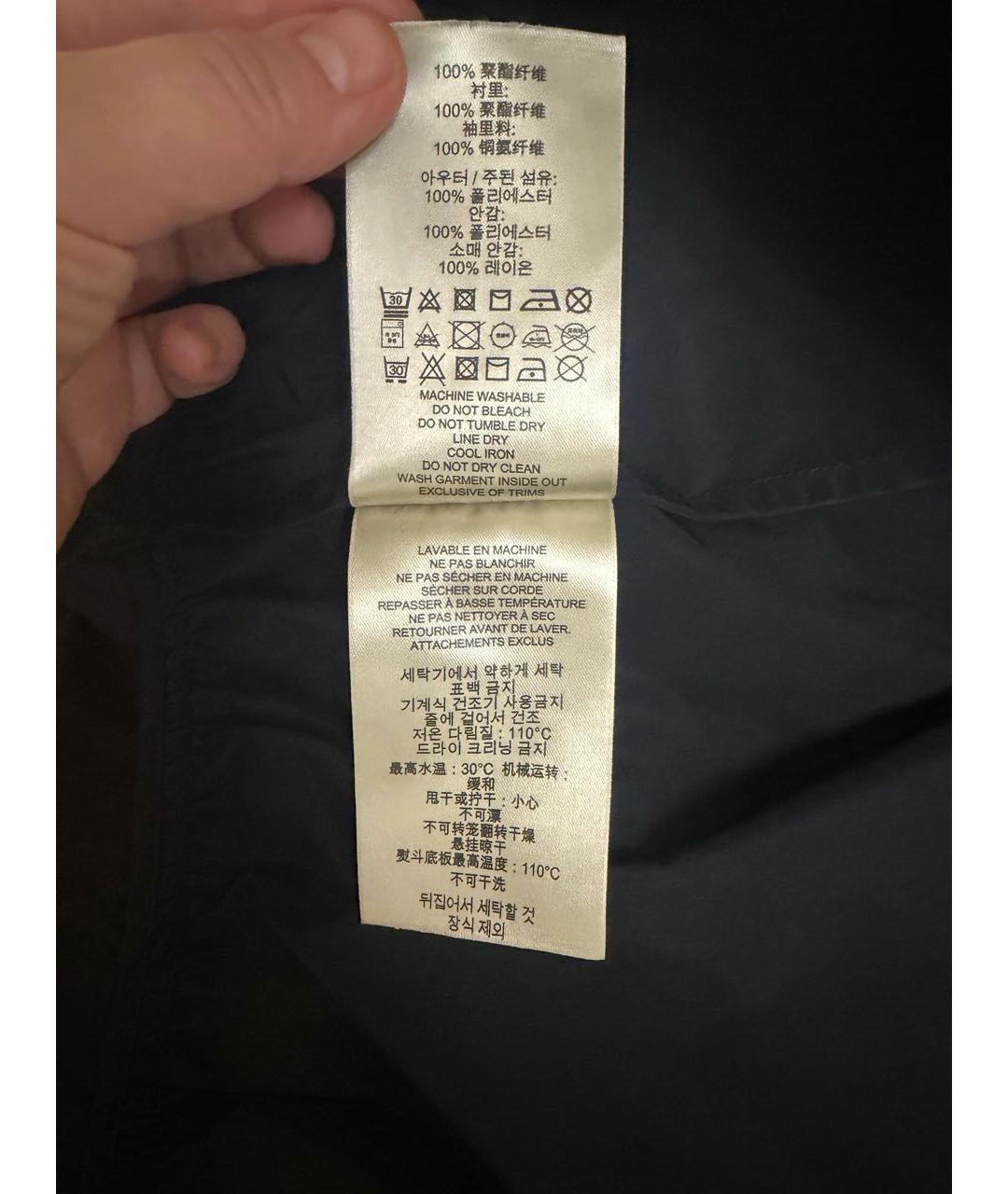 BURBERRY Черный полиэстеровый тренч/плащ, фото 7