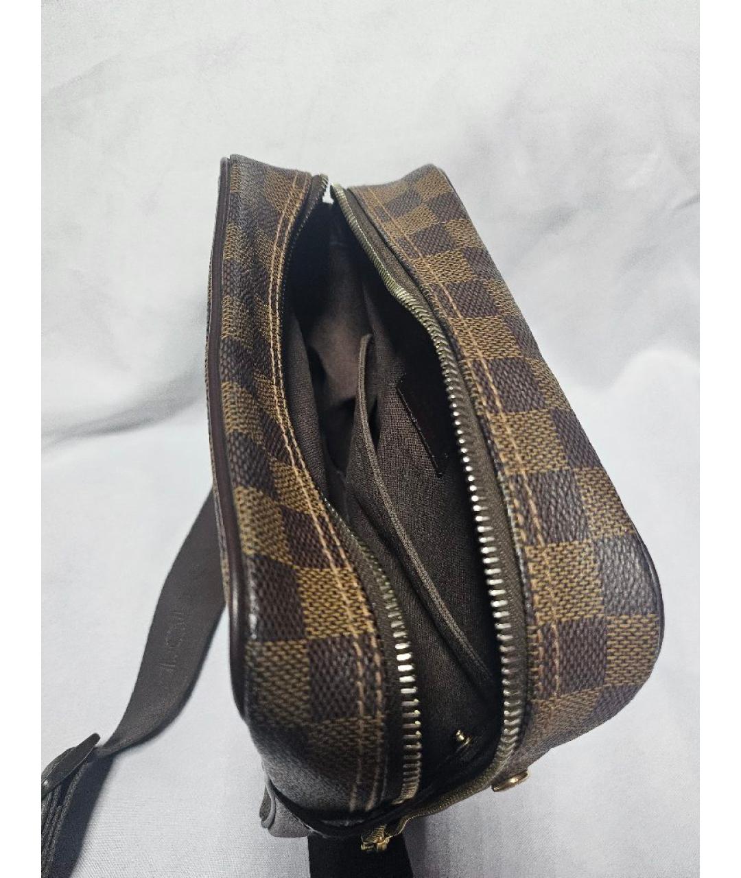 LOUIS VUITTON Коричневая сумка через плечо, фото 4