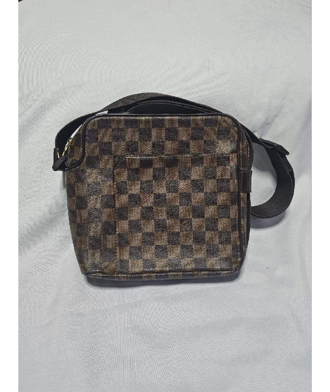 LOUIS VUITTON Коричневая сумка через плечо, фото 10