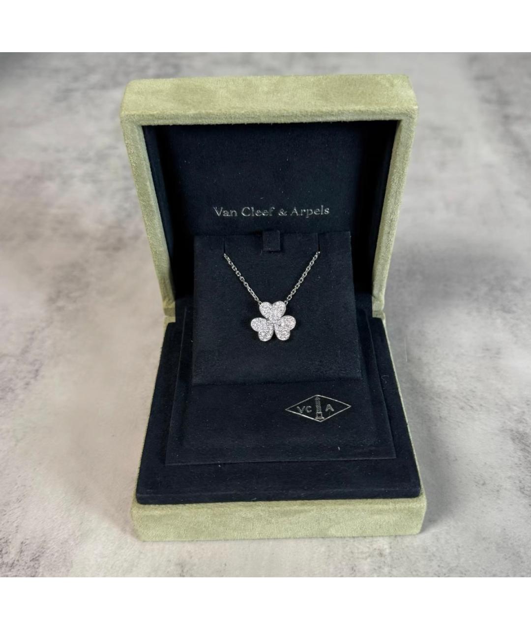 VAN CLEEF & ARPELS Серебряное колье из белого золота, фото 2