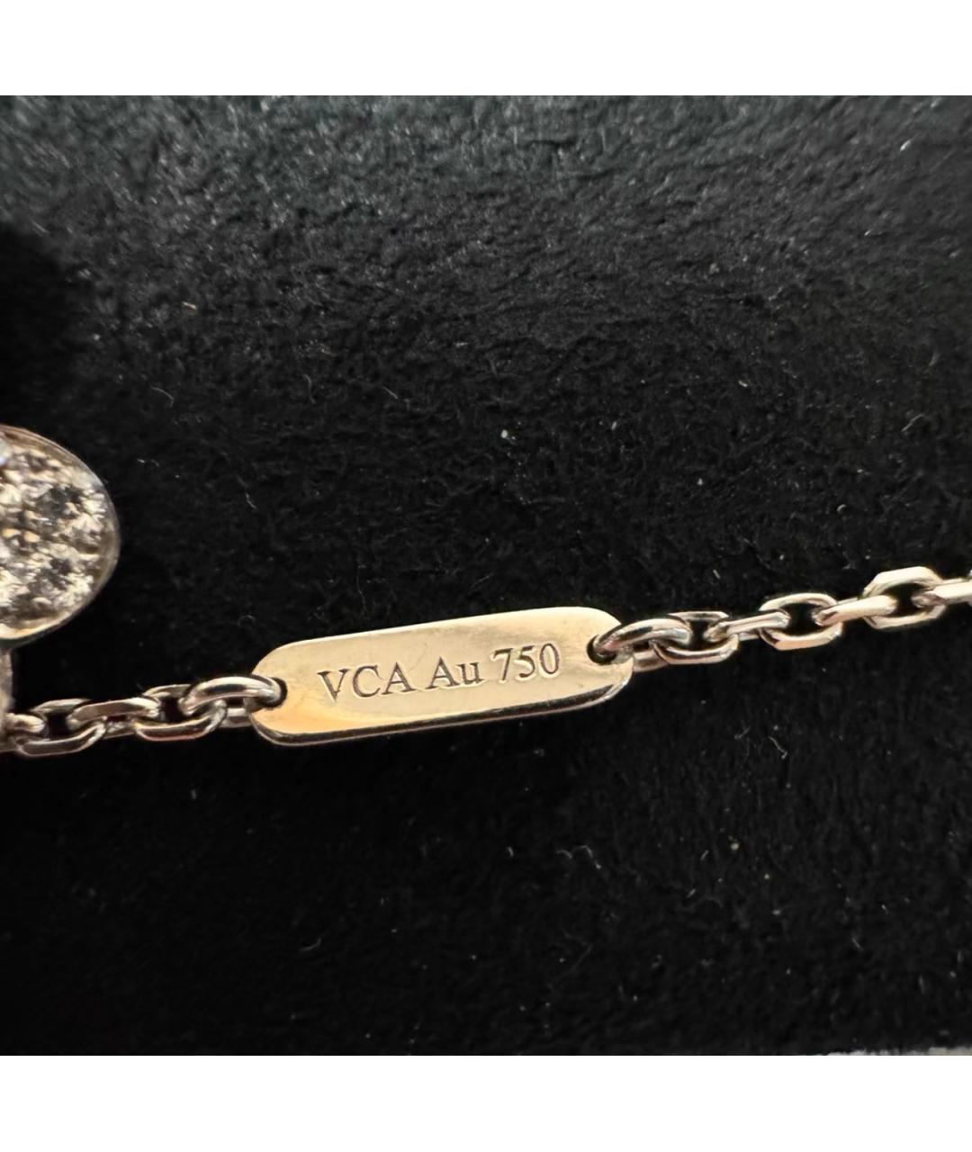 VAN CLEEF & ARPELS Серебряное колье из белого золота, фото 4