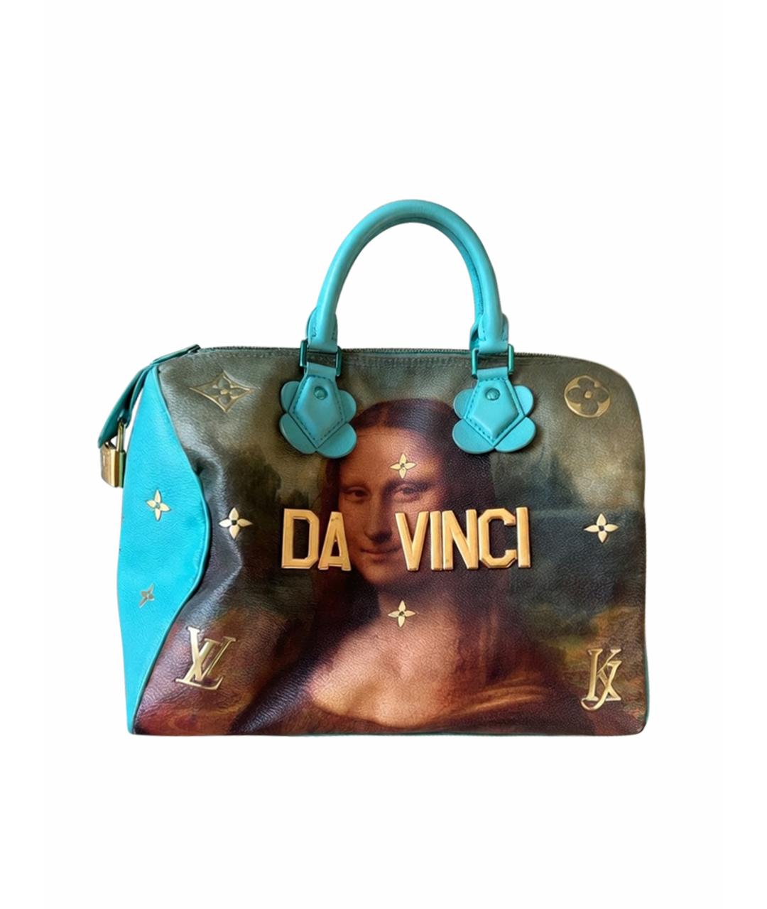 LOUIS VUITTON Бирюзовая сумка тоут, фото 1