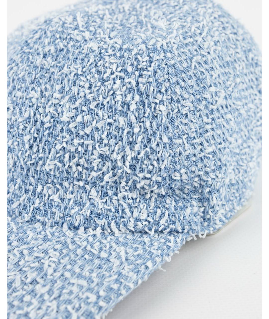 ELEVENTY Голубая хлопковая кепка, фото 4