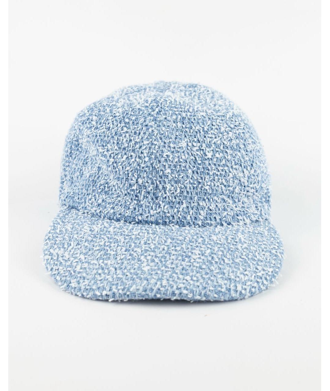 ELEVENTY Голубая хлопковая кепка, фото 5
