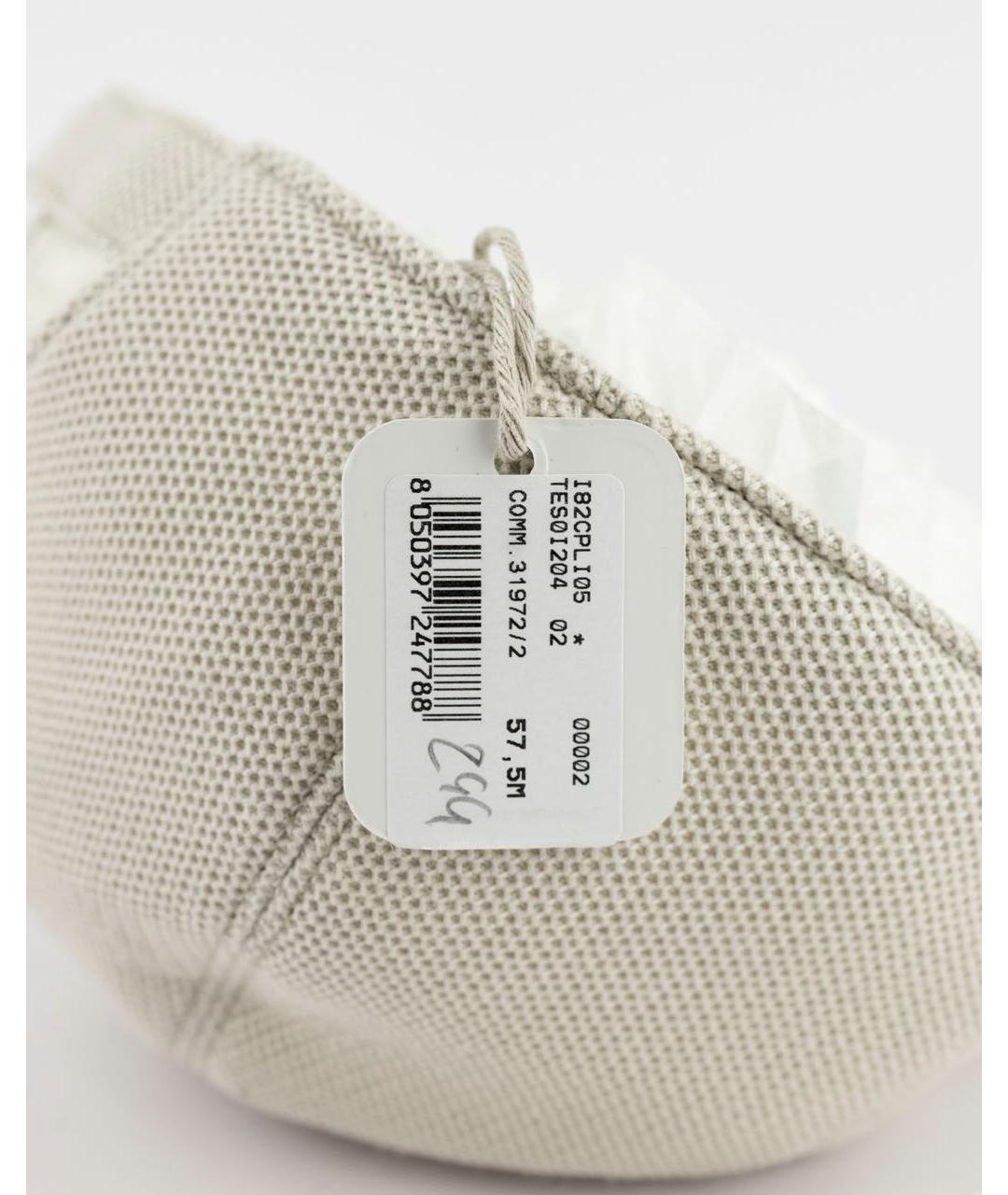 ELEVENTY Бежевая хлопковая кепка, фото 4