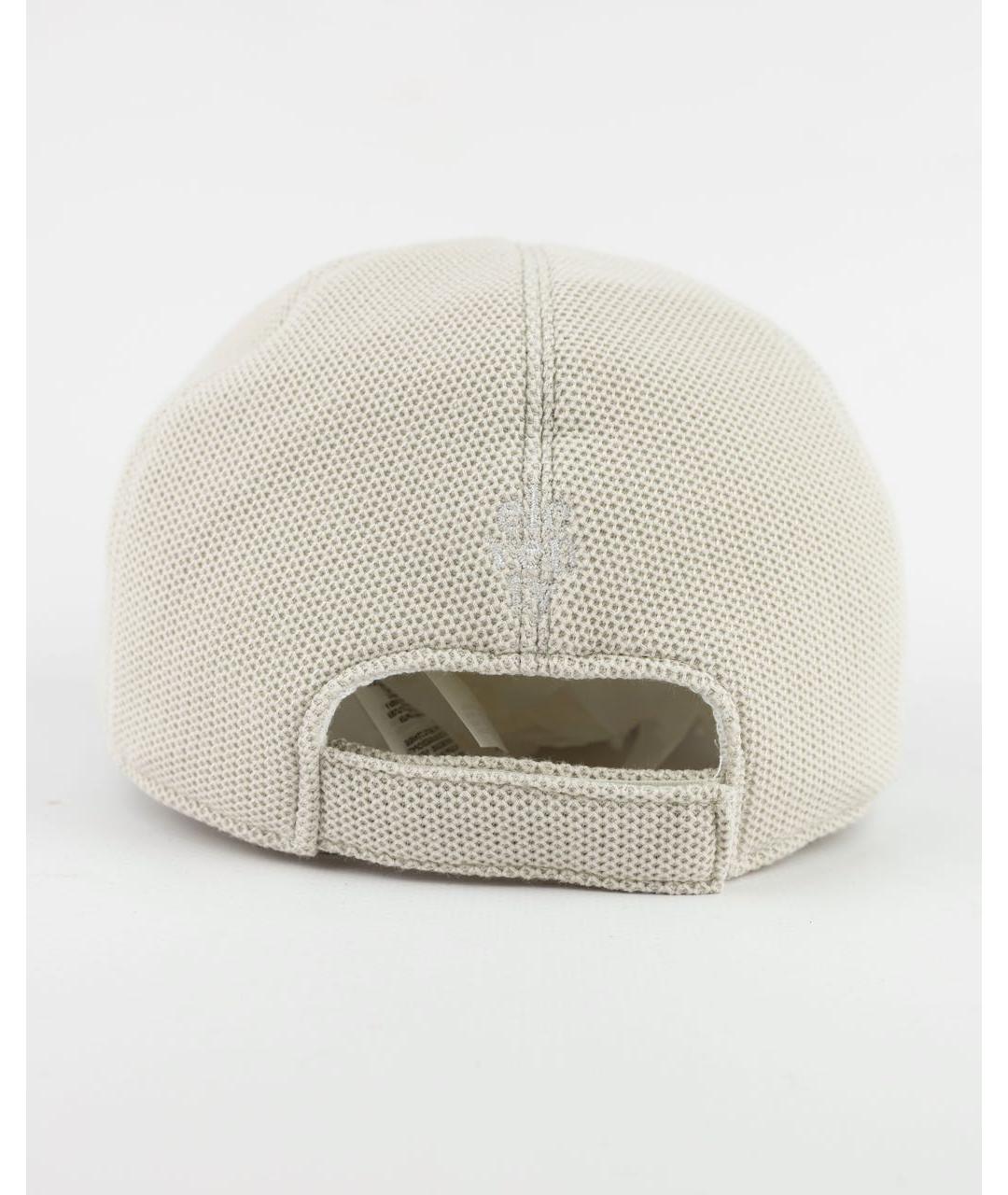 ELEVENTY Бежевая хлопковая кепка, фото 2