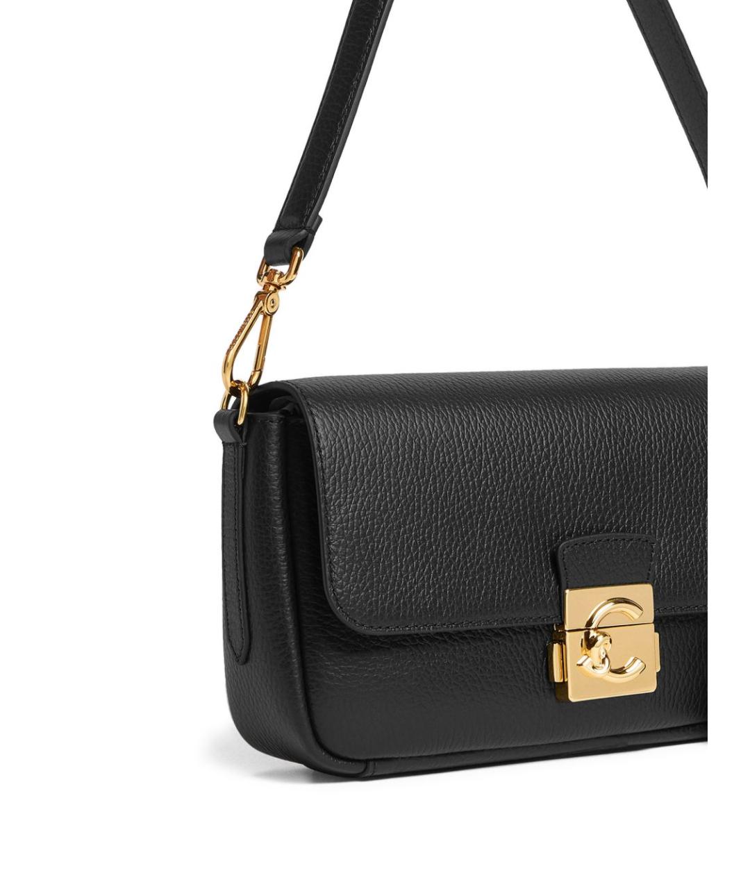 COCCINELLE Черная кожаная сумка через плечо, фото 4