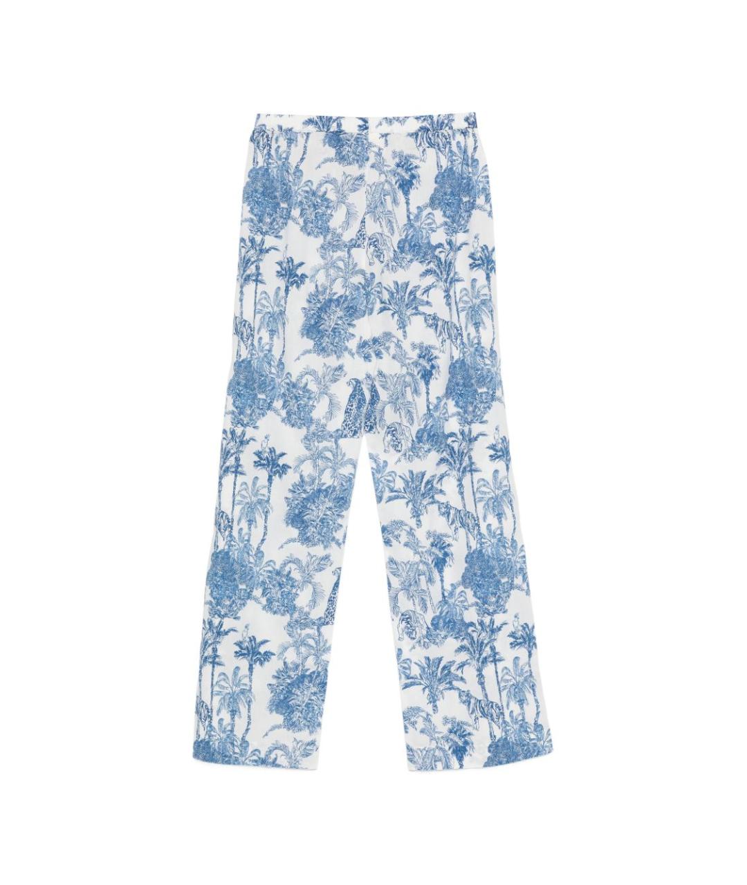 MC2 SAINT BARTH Мульти хлопковые прямые брюки, фото 2