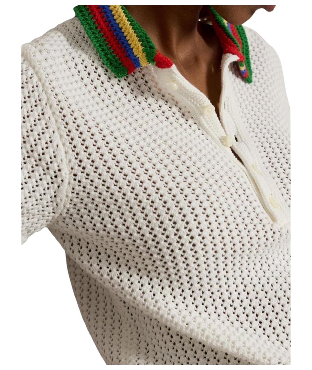 POLO RALPH LAUREN Белая футболка, фото 5