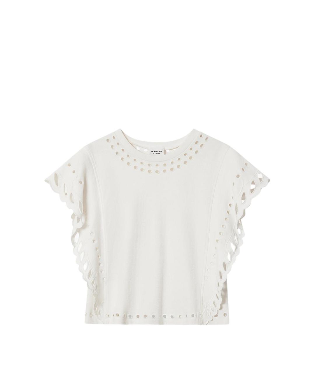 ISABEL MARANT ETOILE Бежевая хлопковая футболка, фото 1