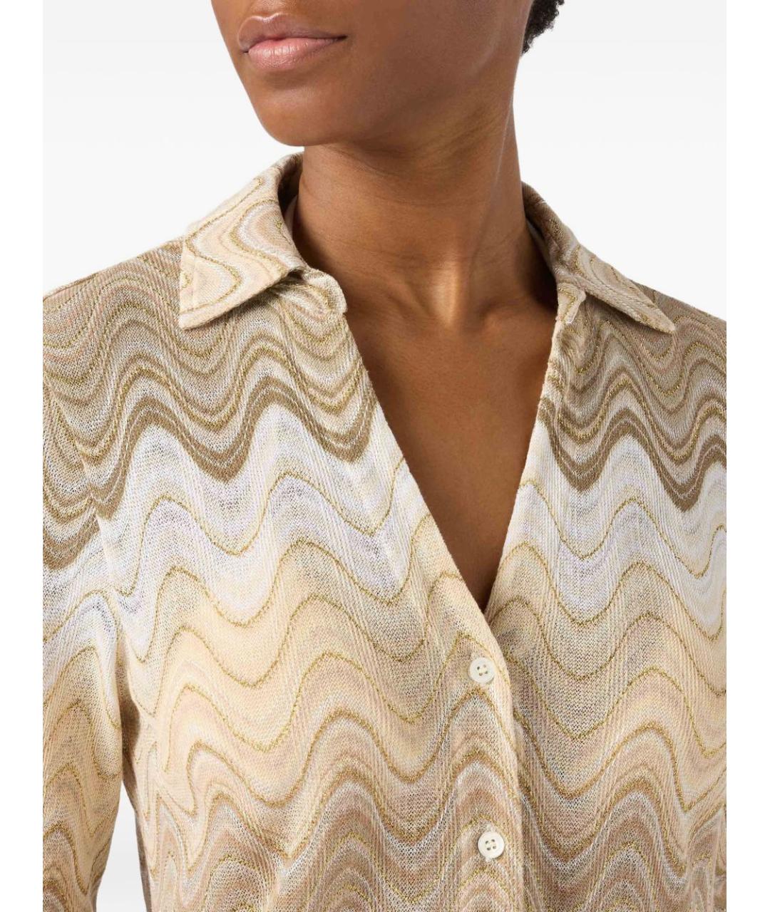 MC2 SAINT BARTH Мульти полиэстеровая рубашка, фото 4