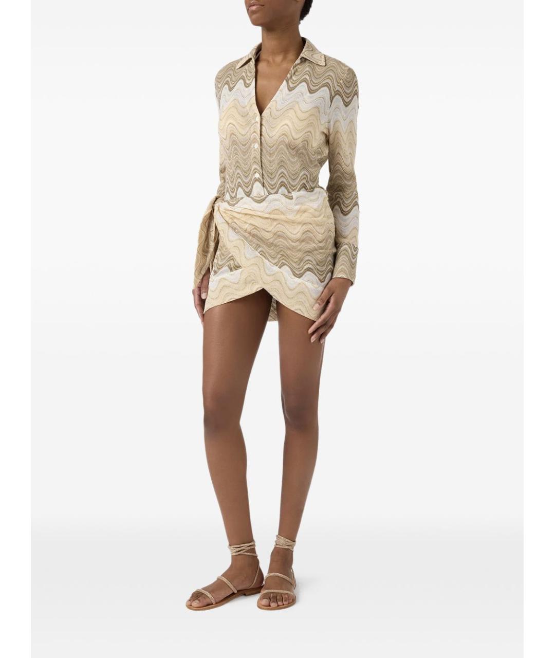 MC2 SAINT BARTH Мульти полиэстеровая рубашка, фото 5