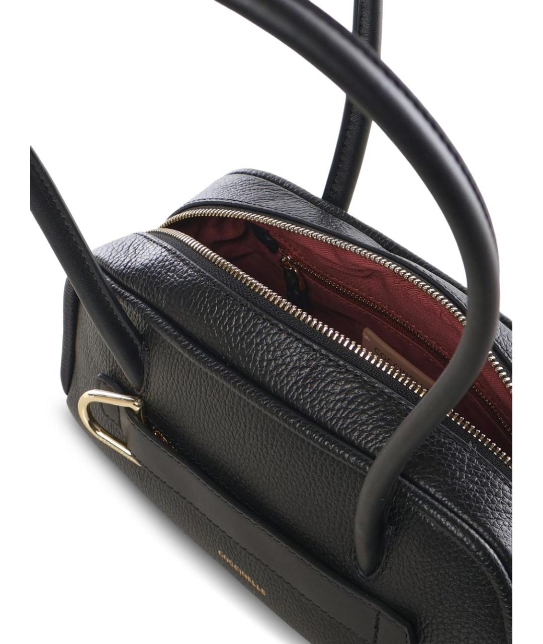 COCCINELLE Черная кожаная сумка через плечо, фото 4