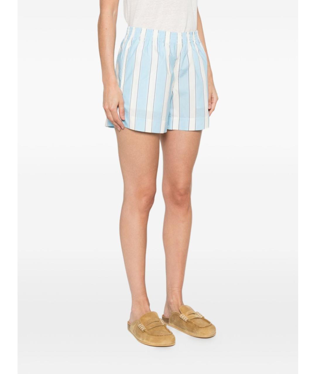 MC2 SAINT BARTH Голубые хлопковые шорты, фото 5