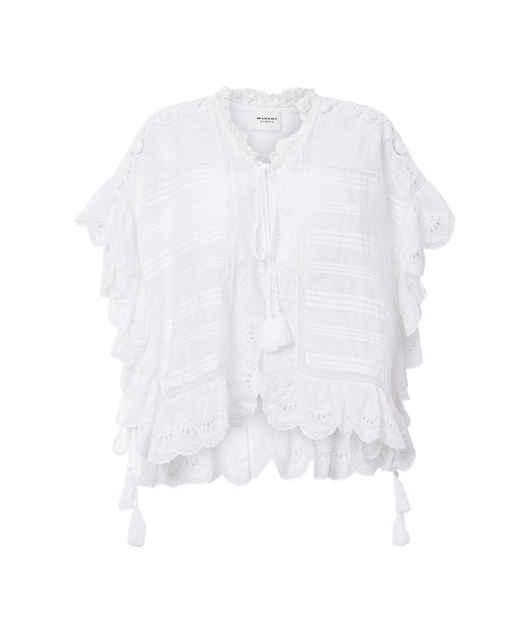 ISABEL MARANT ETOILE Белая хлопковая футболка, фото 1