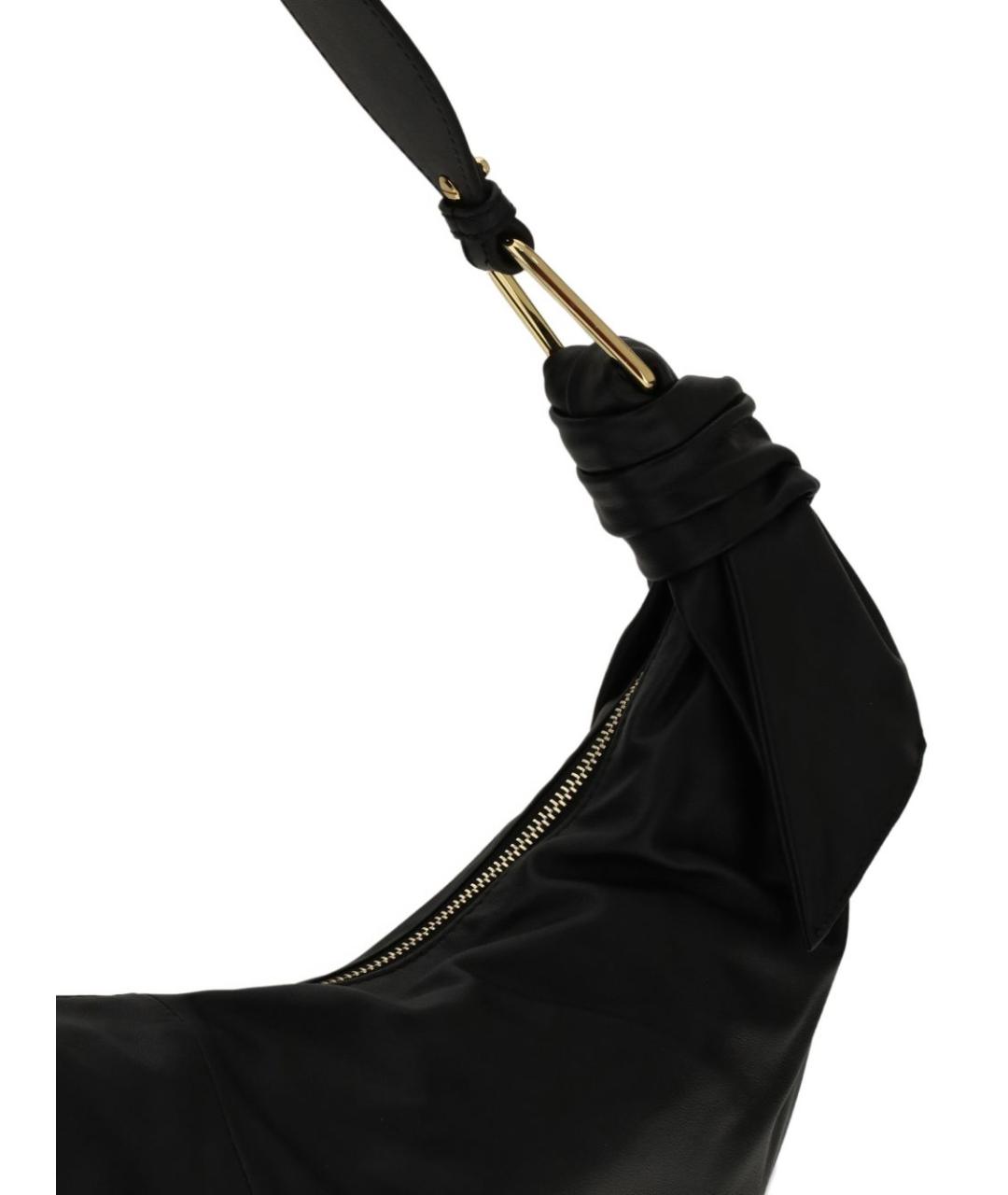 COCCINELLE Черная кожаная сумка с короткими ручками, фото 3