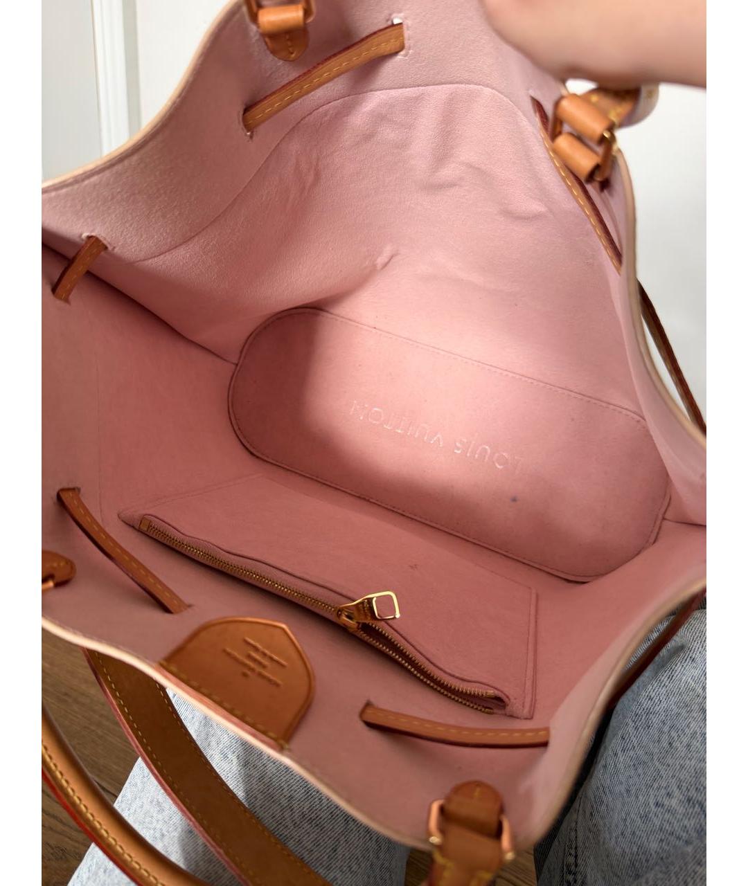 LOUIS VUITTON Бежевая сумка тоут, фото 4