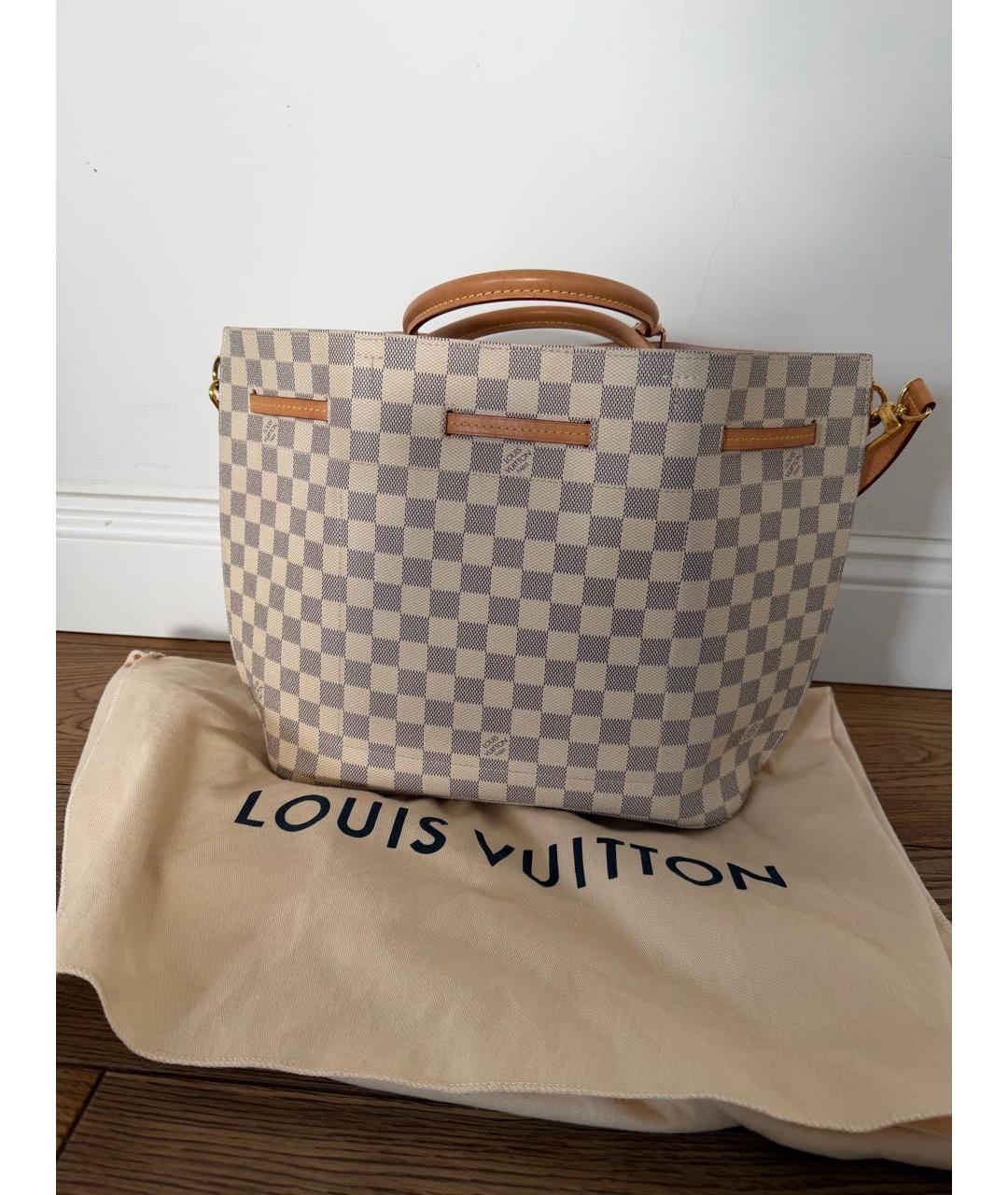 LOUIS VUITTON Бежевая сумка тоут, фото 3