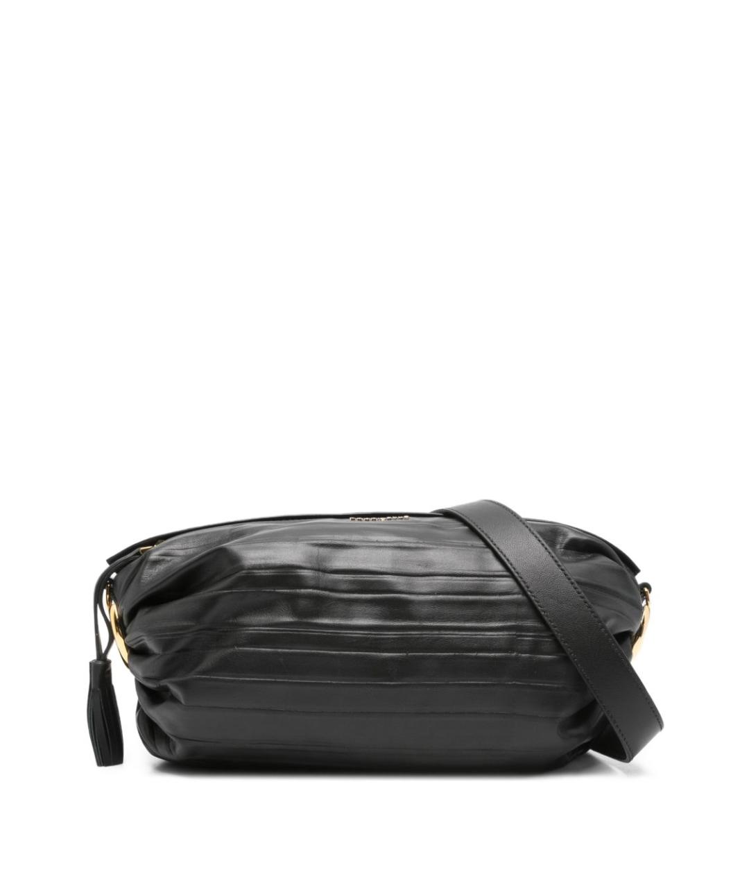 COCCINELLE Черная кожаная сумка через плечо, фото 1