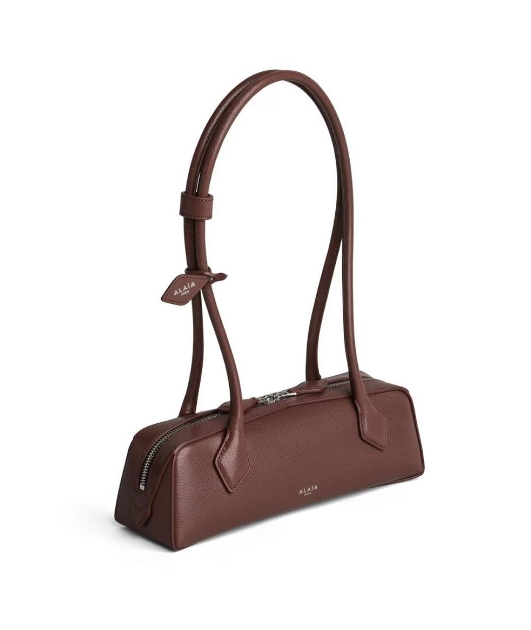 ALAIA Коричневая кожаная сумка через плечо, фото 2