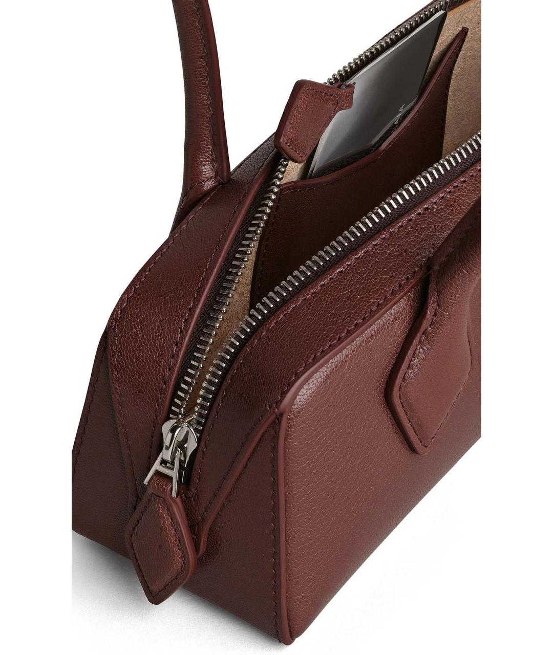 ALAIA Коричневая кожаная сумка через плечо, фото 3