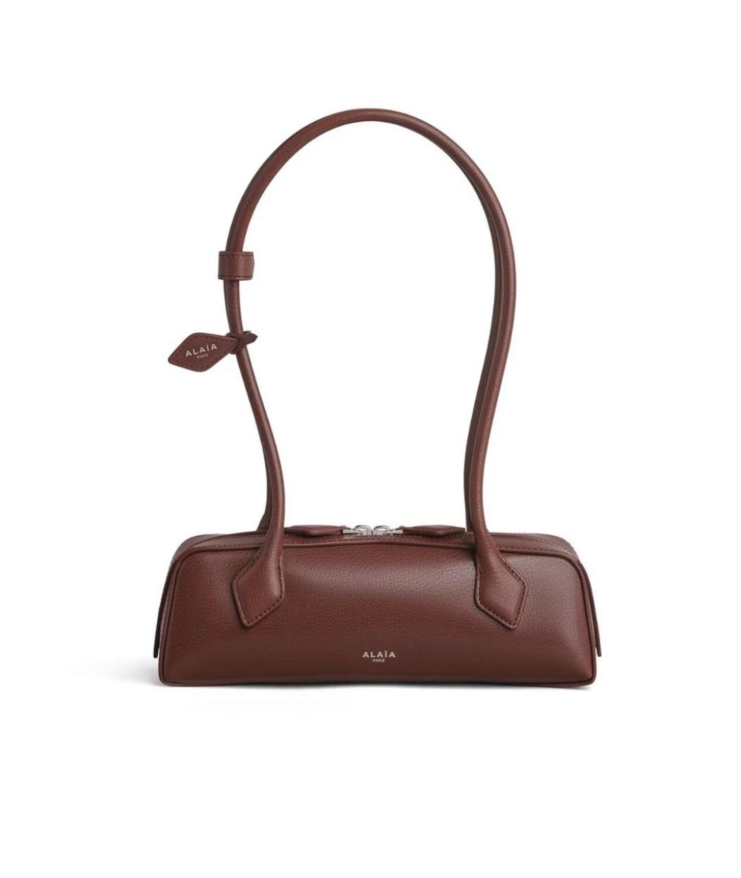 ALAIA Коричневая кожаная сумка через плечо, фото 1
