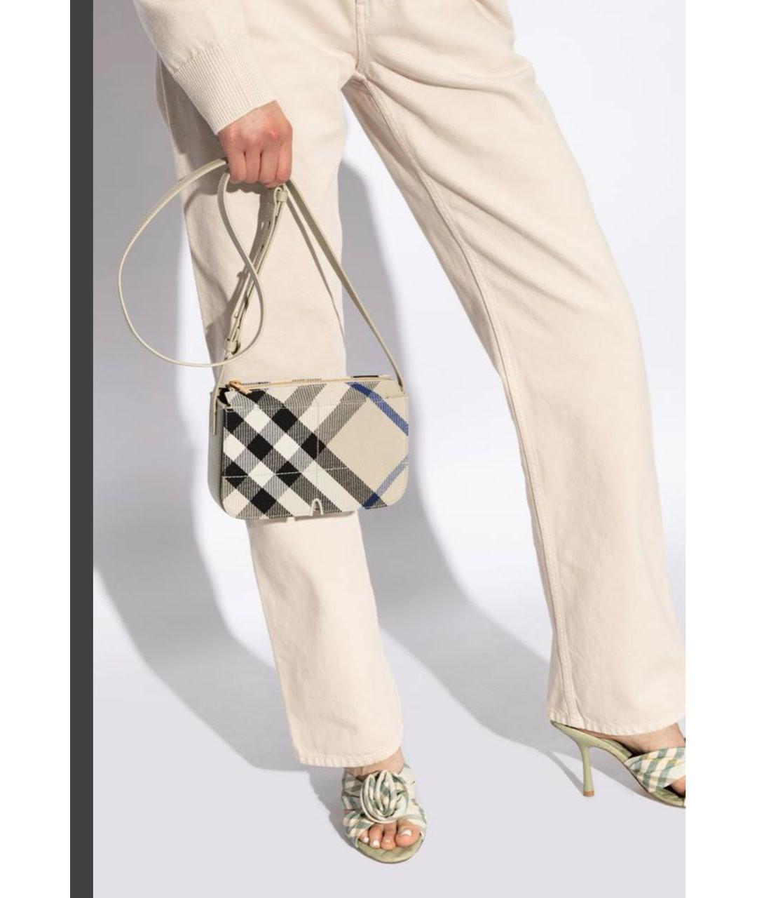 BURBERRY Бежевая сумка через плечо, фото 5