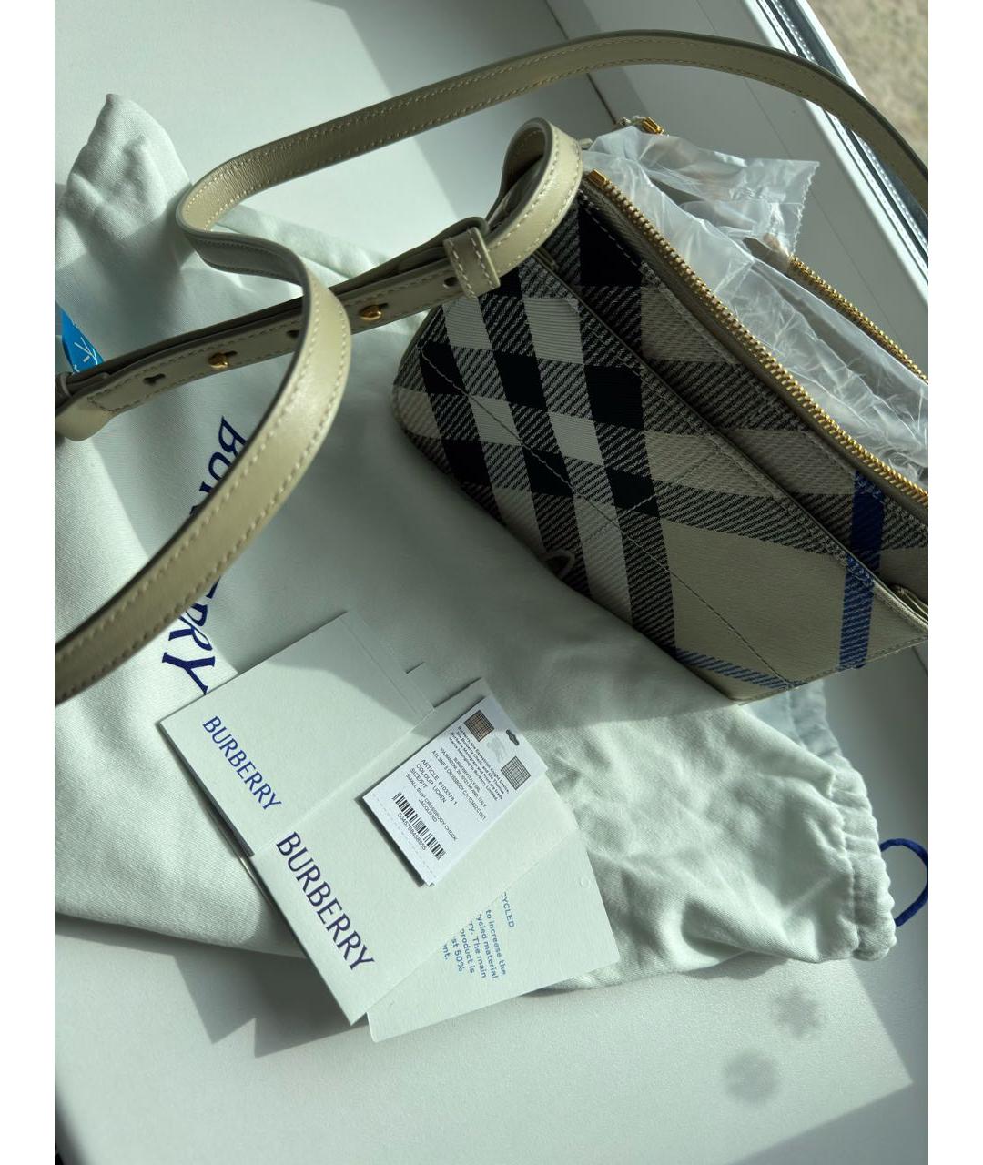 BURBERRY Бежевая сумка через плечо, фото 7