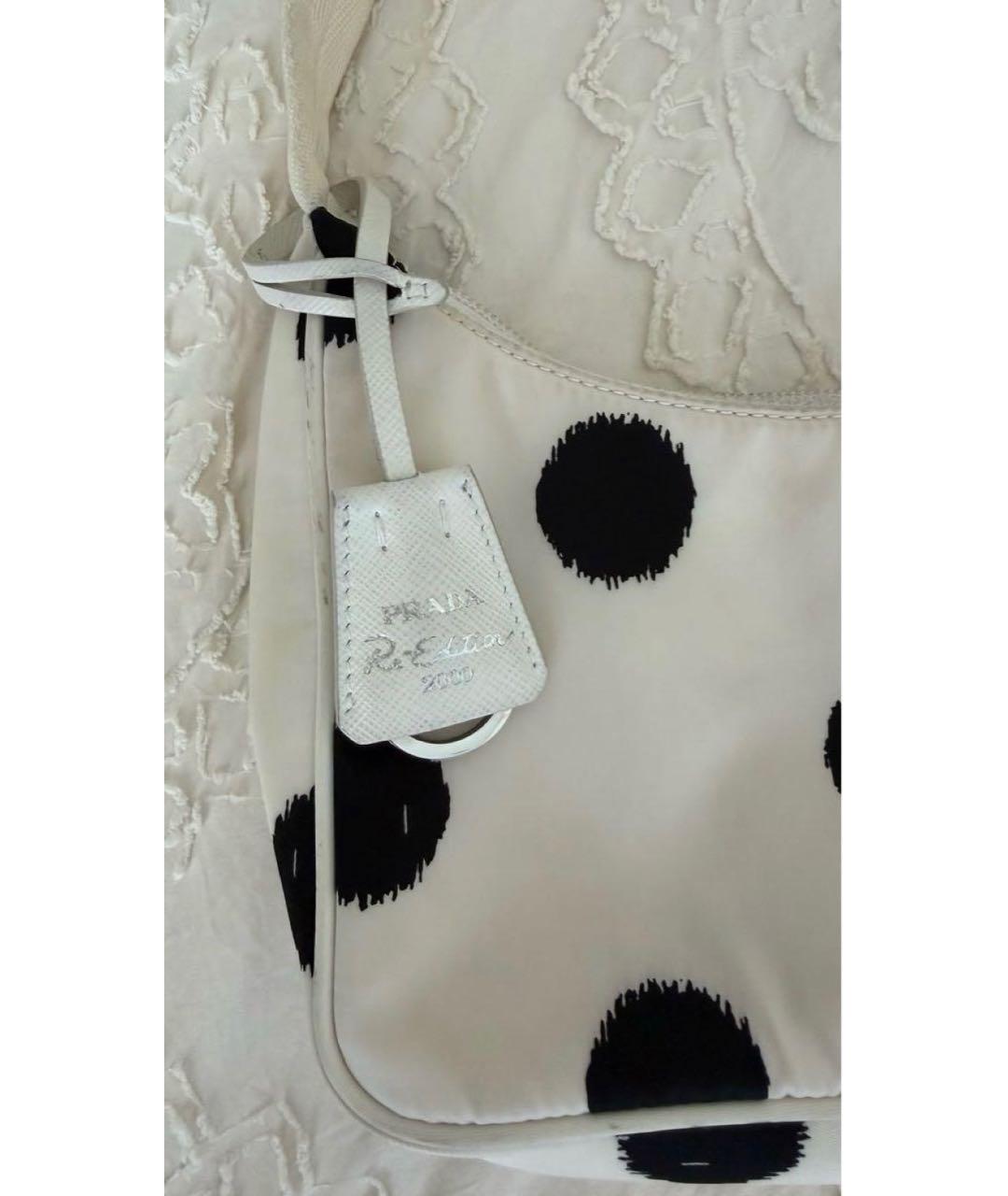PRADA Белая сумка с короткими ручками, фото 7