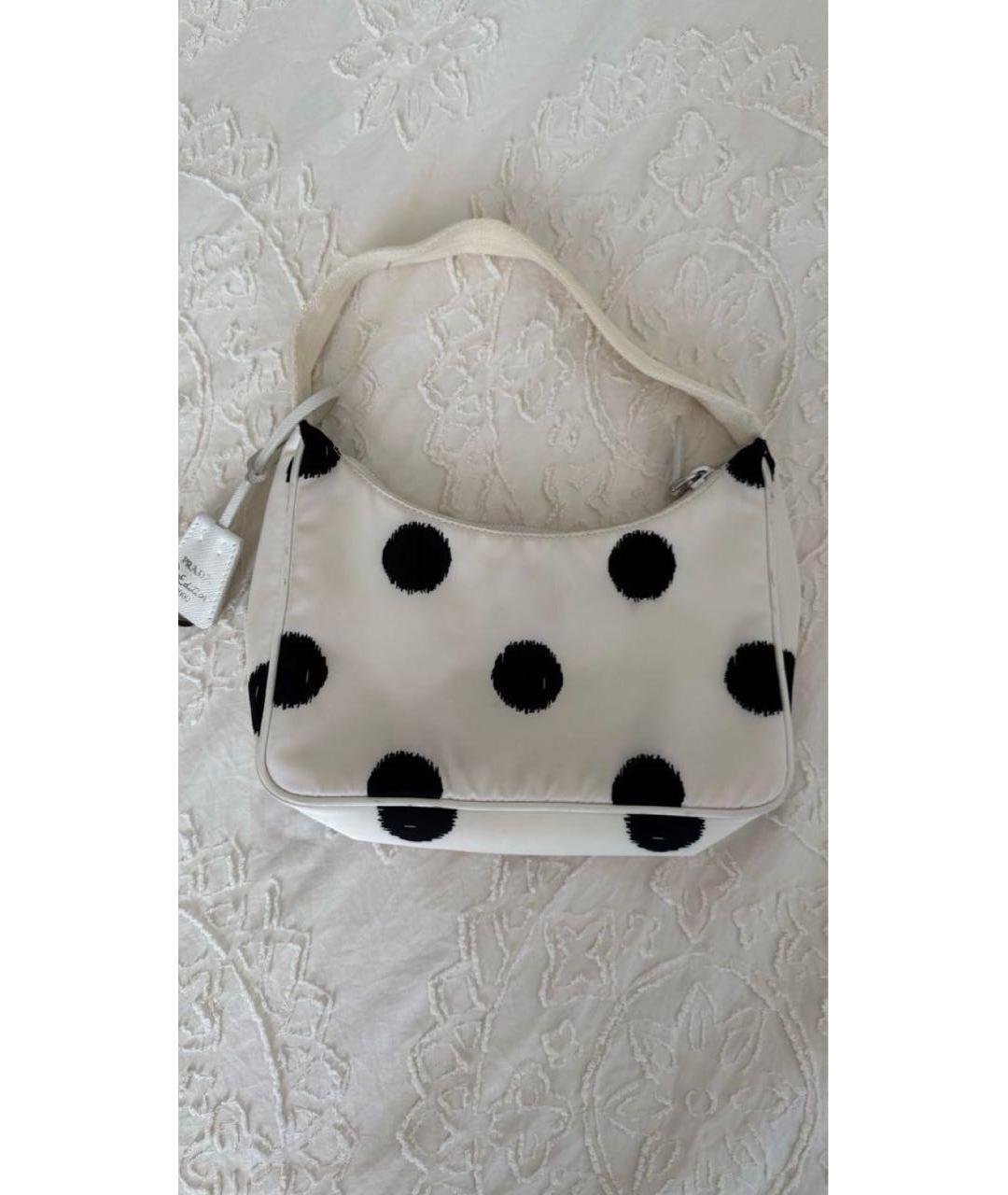 PRADA Белая сумка с короткими ручками, фото 3