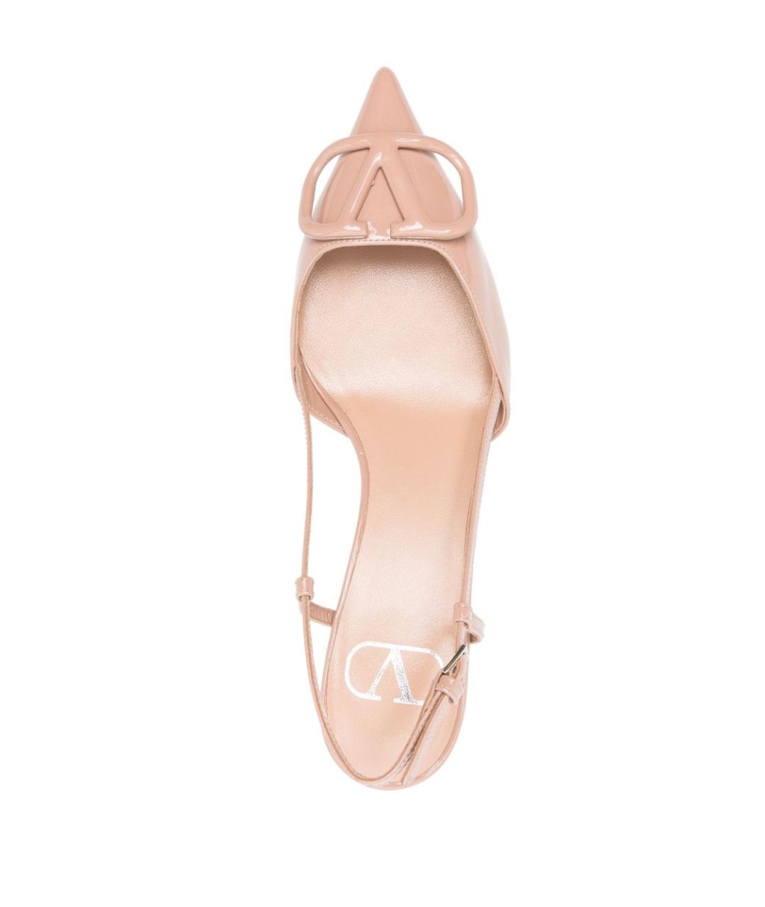 VALENTINO Бежевые кожаные туфли, фото 2