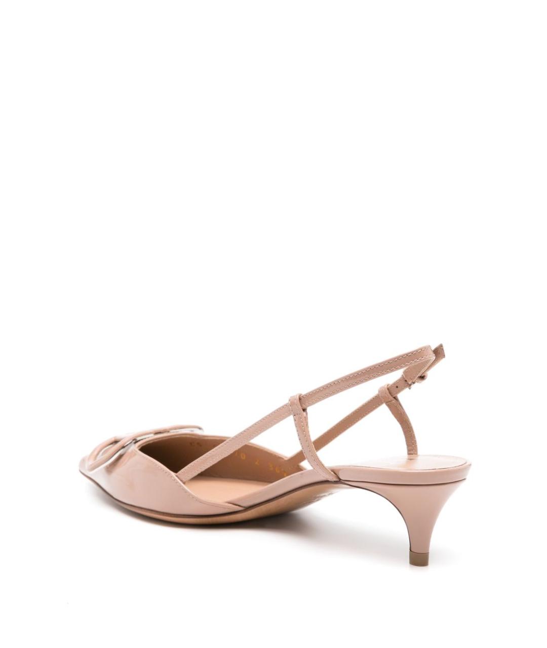 VALENTINO Бежевые кожаные туфли, фото 3