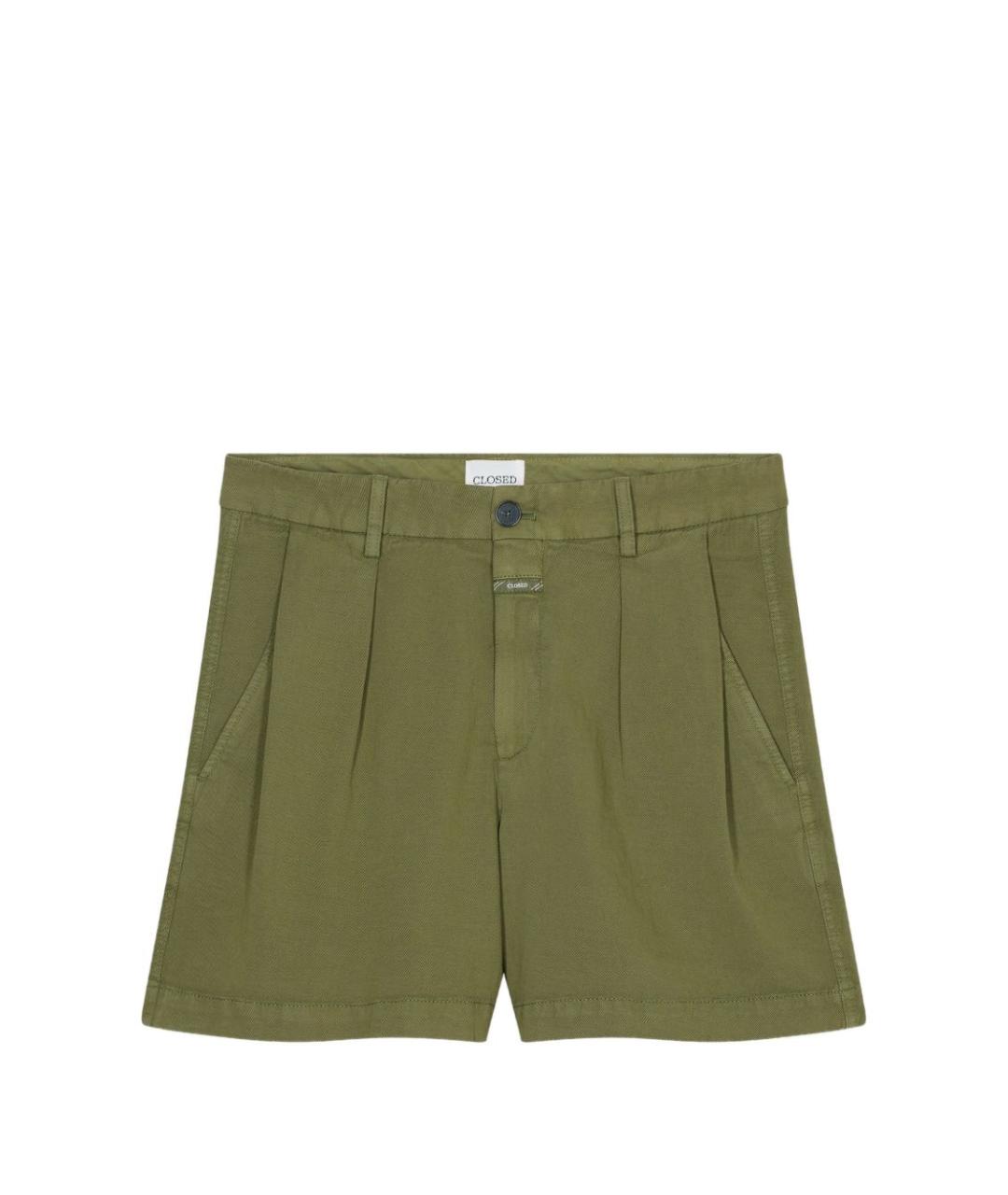CLOSED Зеленые хлопковые шорты, фото 1