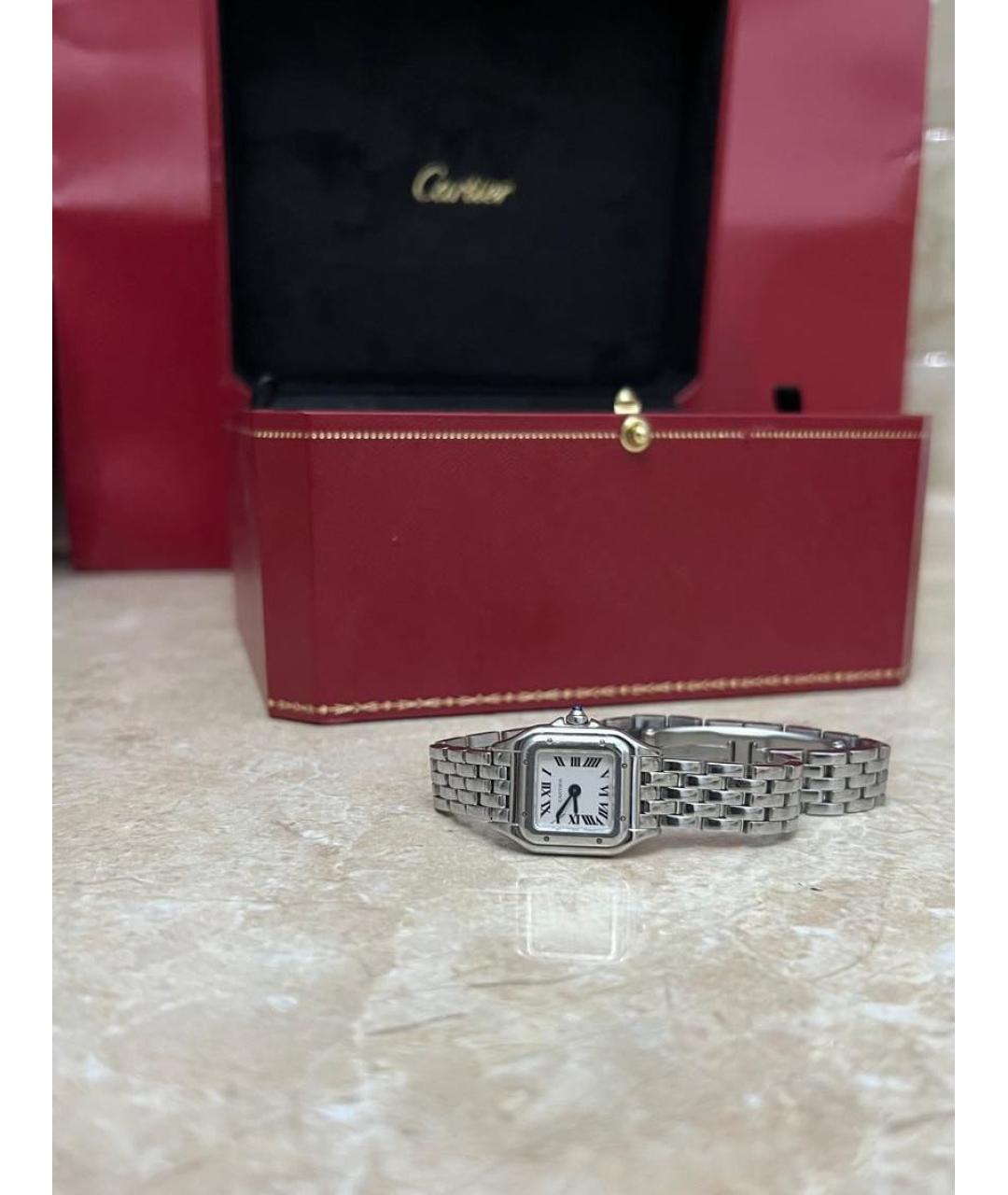 CARTIER Серебряные металлические часы, фото 4