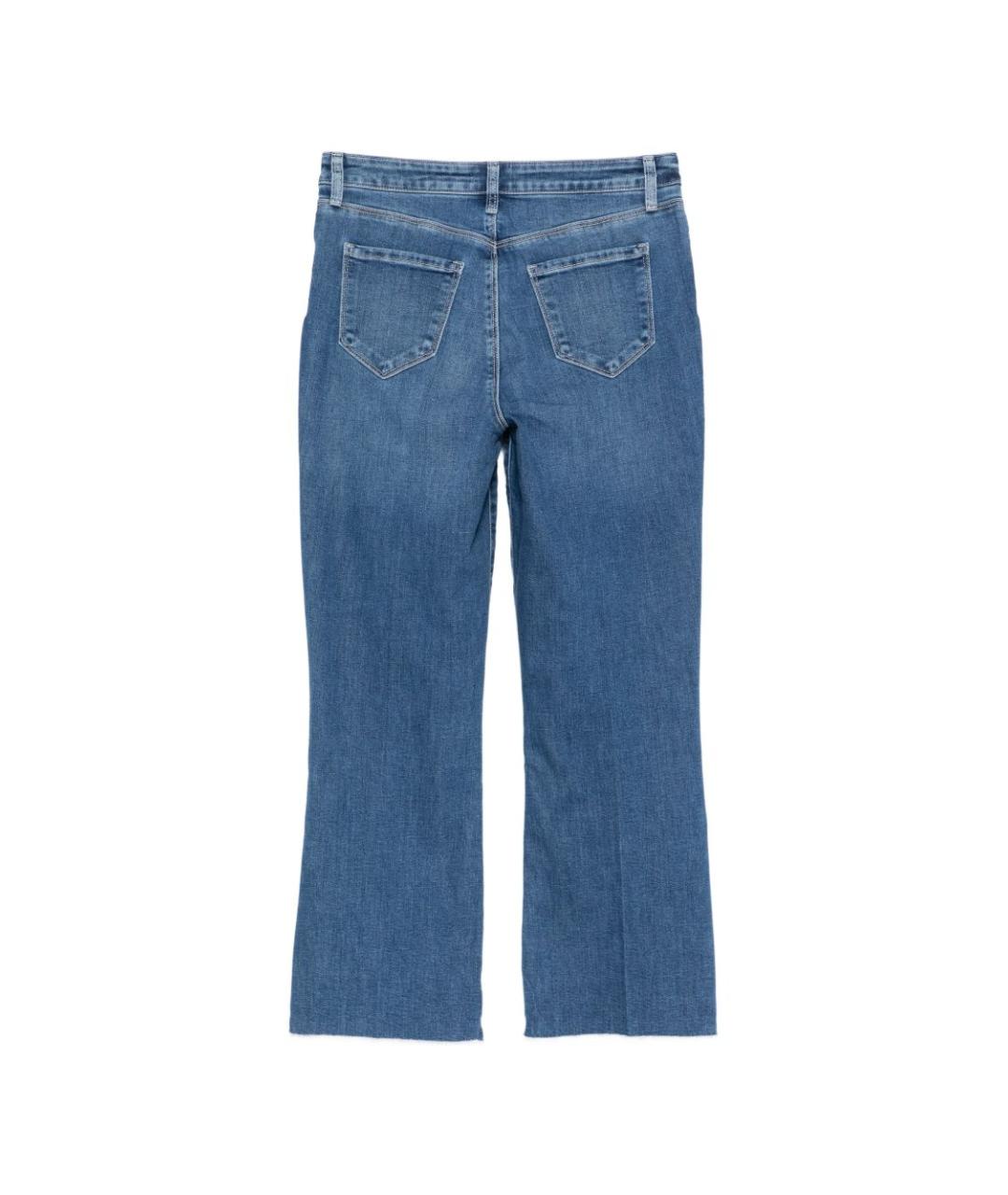 L'AGENCE Синие прямые джинсы, фото 2