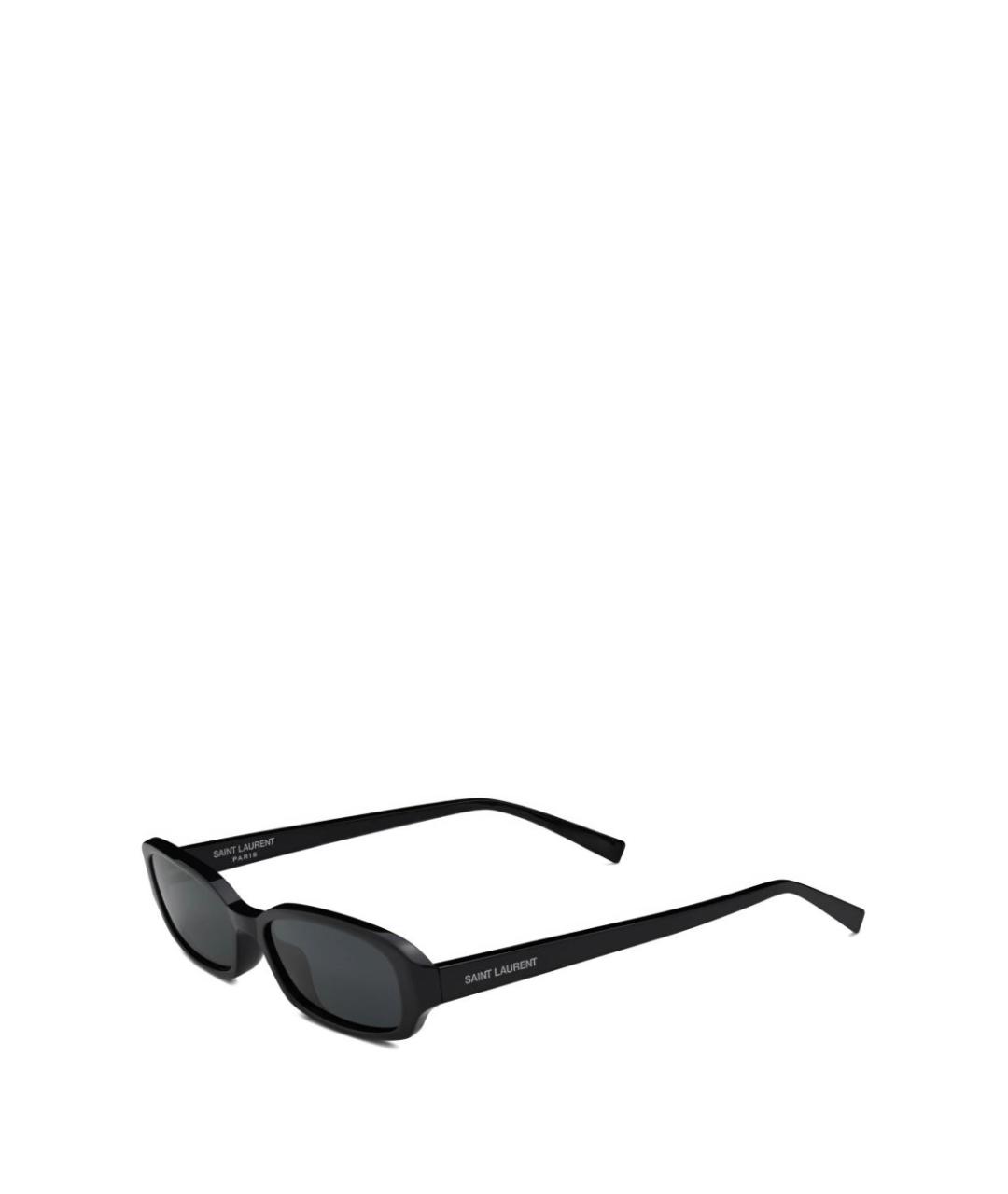 SAINT LAURENT Черные пластиковые солнцезащитные очки, фото 2