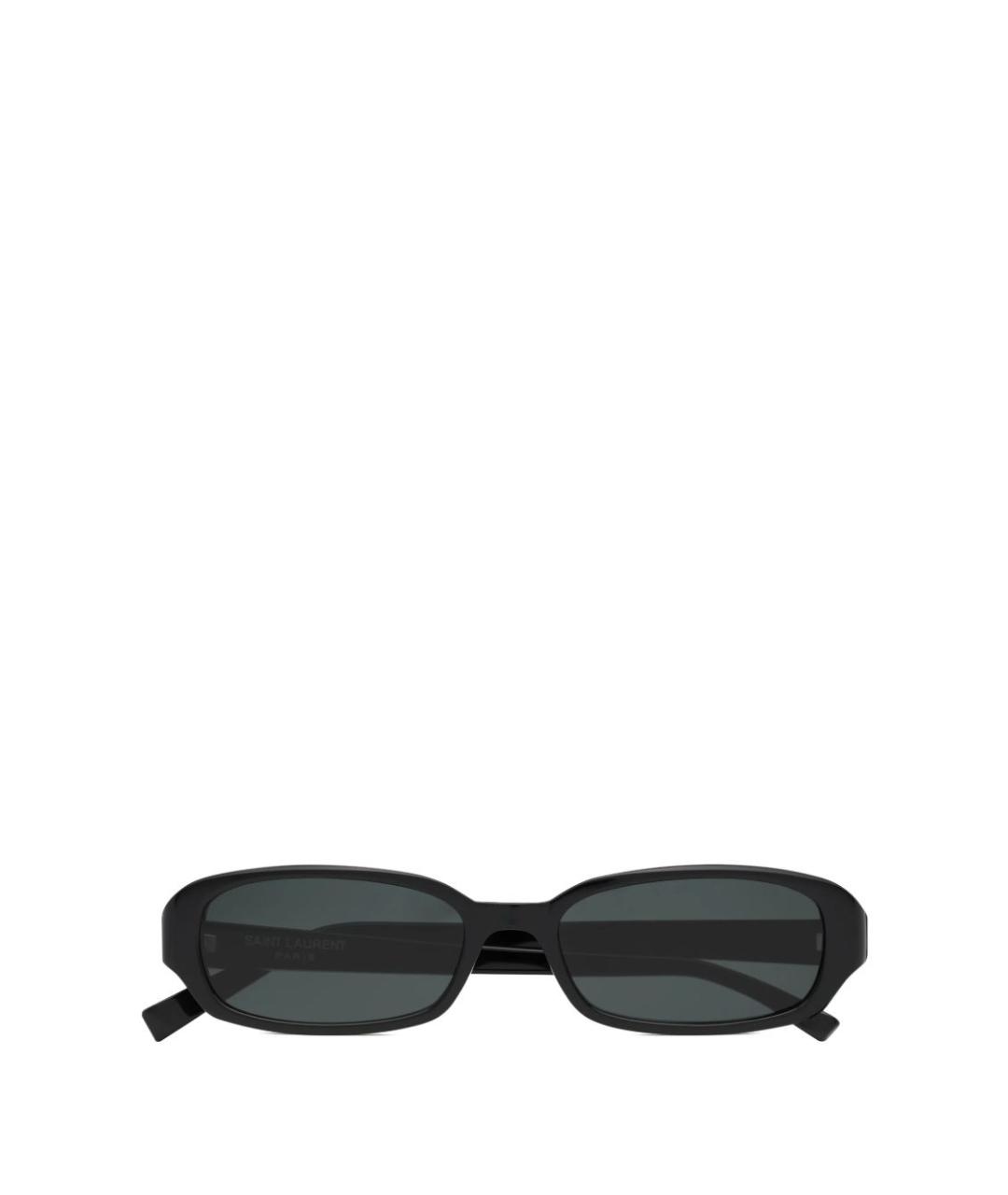 SAINT LAURENT Черные пластиковые солнцезащитные очки, фото 1