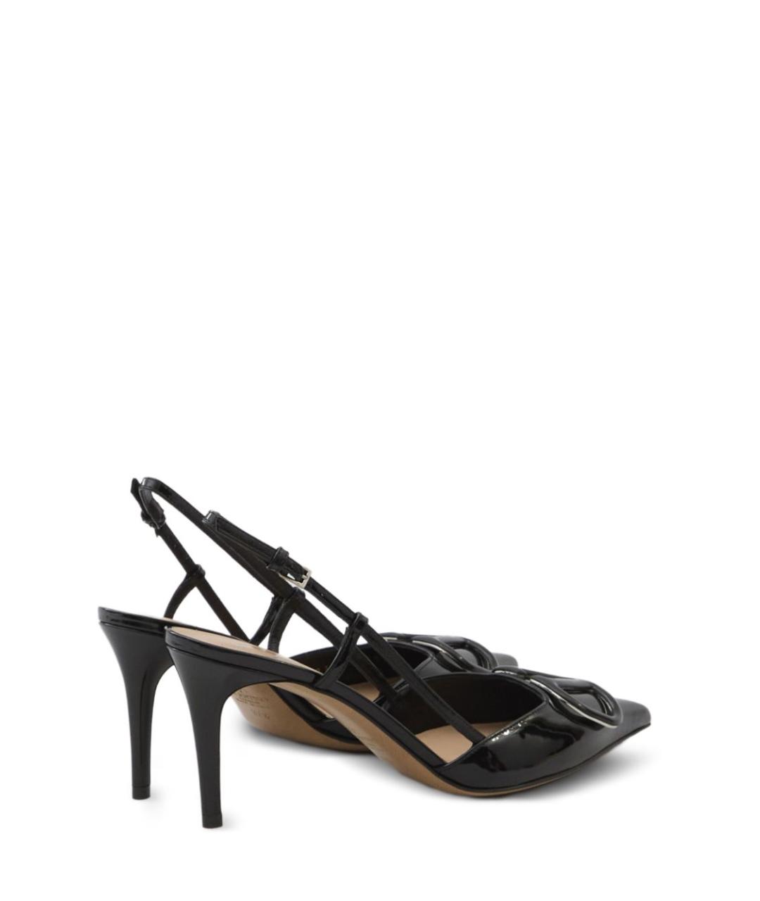 VALENTINO Черные кожаные туфли, фото 4