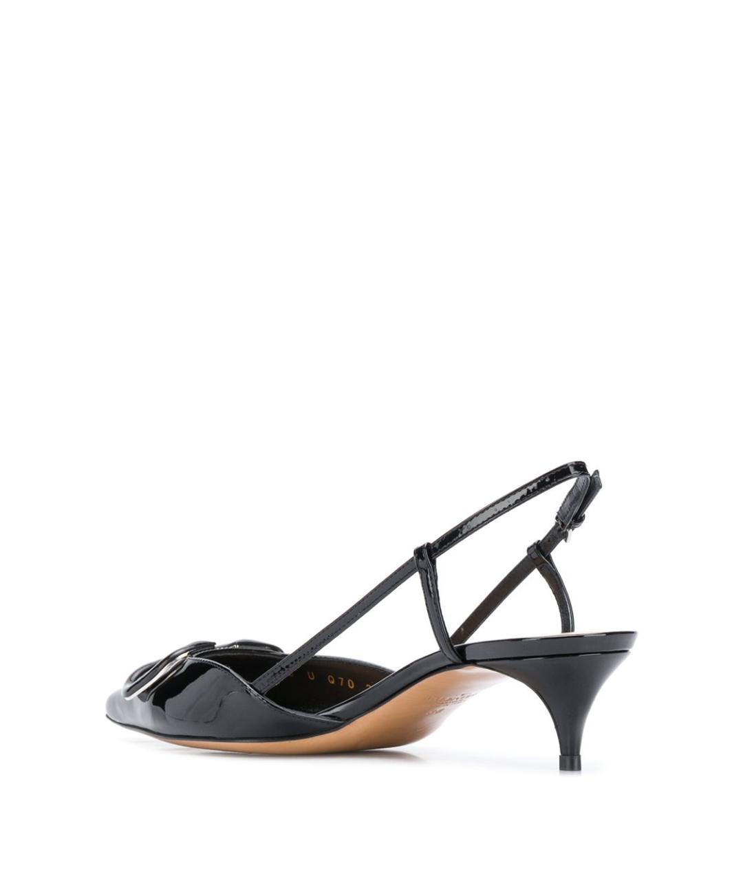 VALENTINO Черные кожаные туфли, фото 3