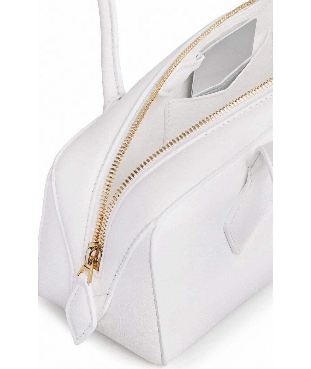 ALAIA Белая кожаная сумка через плечо, фото 3