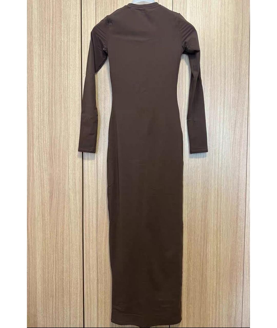 SKIMS Коричневое повседневное платье, фото 2
