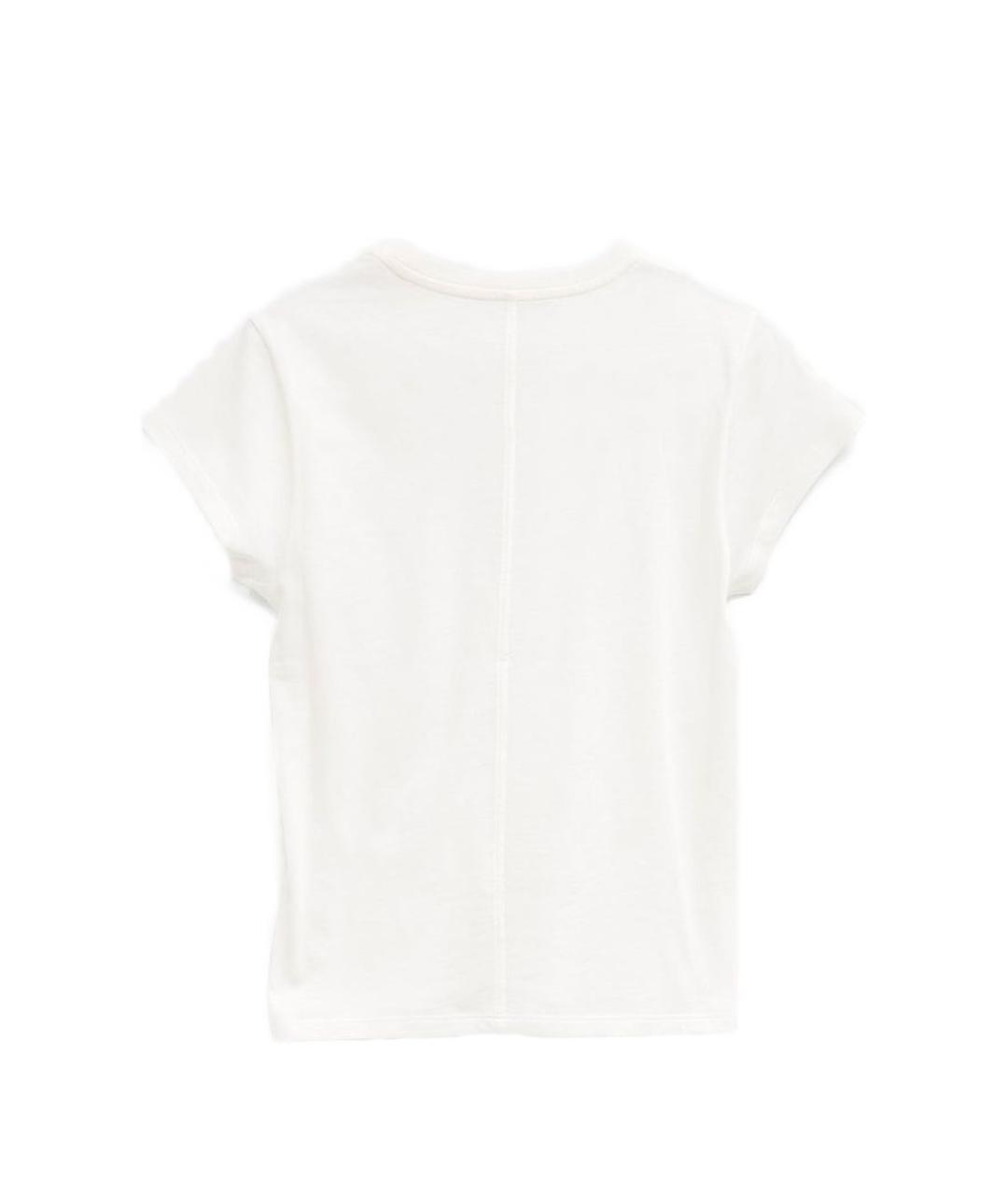 THE ROW Белая хлопковая футболка, фото 3