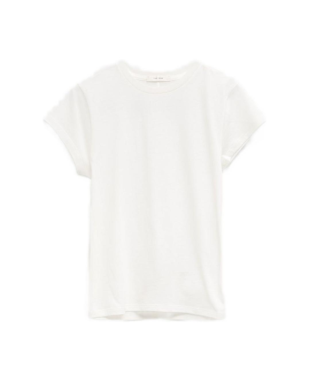 THE ROW Белая хлопковая футболка, фото 1
