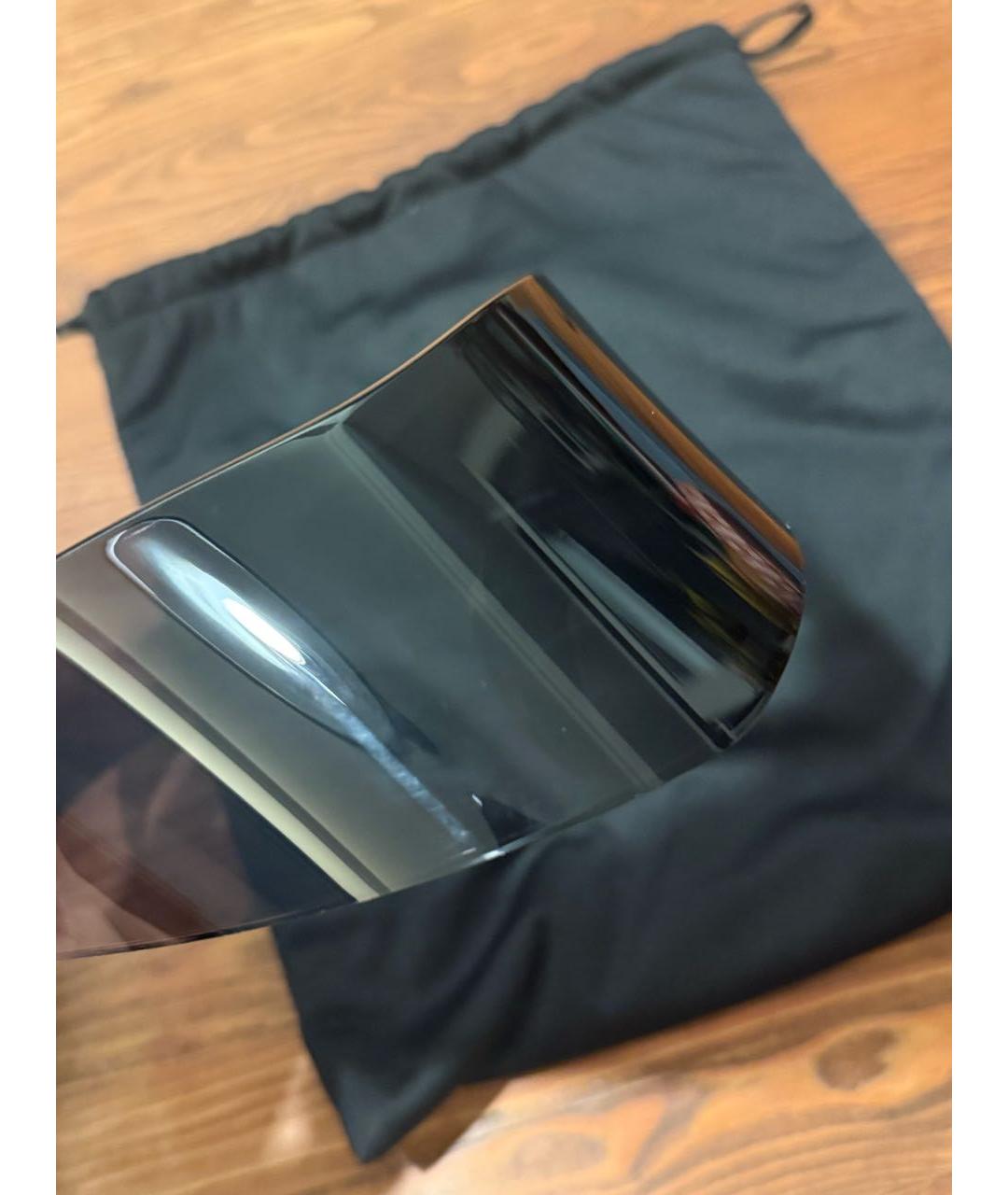 BALENCIAGA Черные пластиковые солнцезащитные очки, фото 3