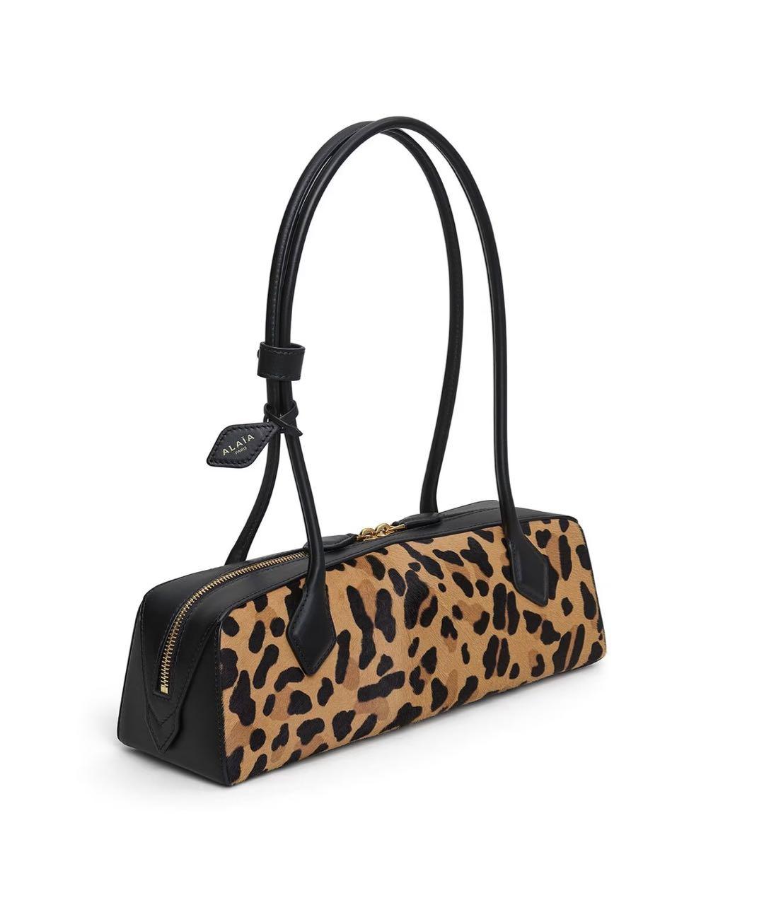 ALAIA Коричневая кожаная сумка через плечо, фото 2